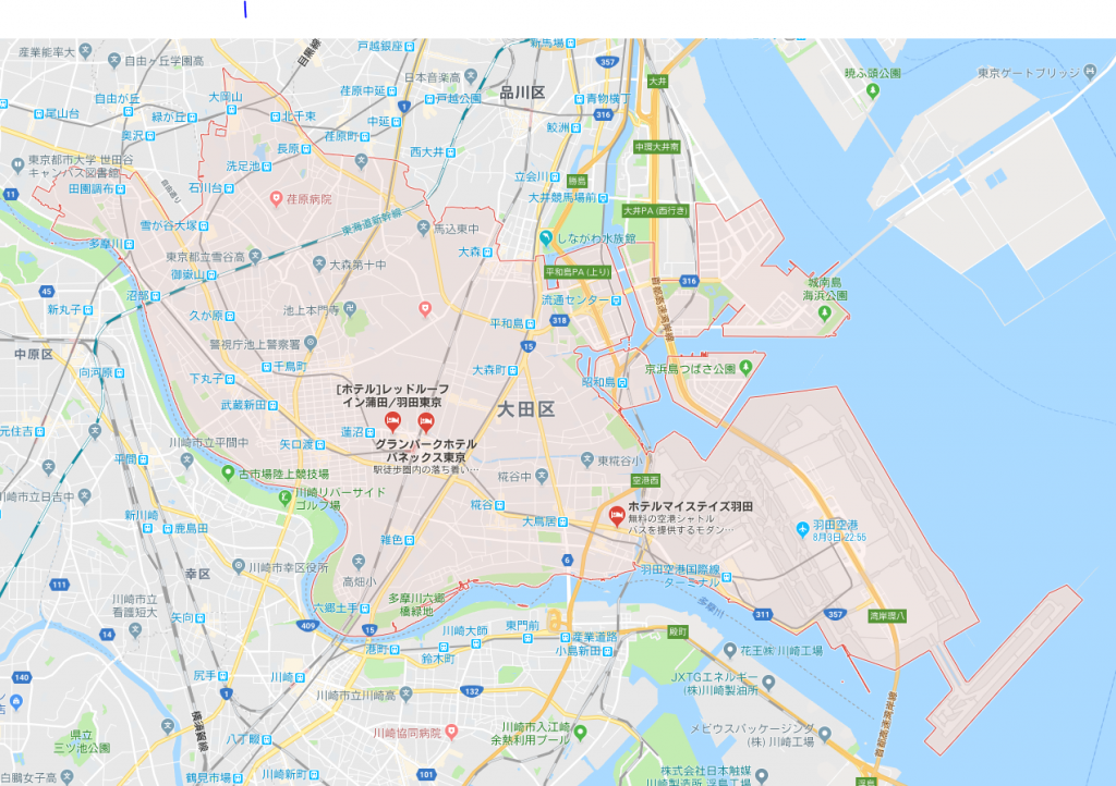 日本-都道府県-地図情報